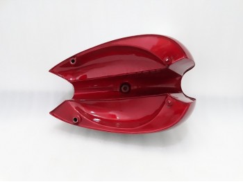 BSA A7 A10 SUPER ROCKET CHERRY PAINTED CHROME FUEL TANK WITH CAP |Fit For