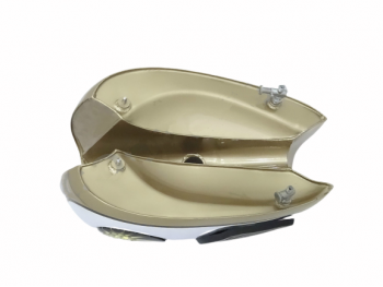 BSA A7 A10 SUPER ROCKET GOLDEN PAINT CHROME PETROL TANK+KNEE PAD+CAP+BADGE+TAP|Fit For