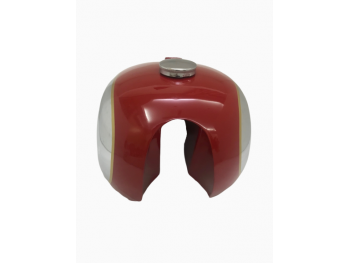 BSA A7 A10 SUPER ROCKET RED CHROME PETROL TANK+KNEE PAD+CAP |Fit For