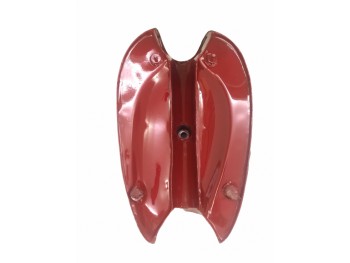 BSA A7 A10 SUPER ROCKET RED CHROME PETROL TANK+KNEE PAD+CAP |Fit For